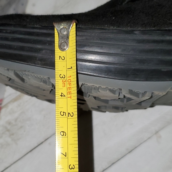 Pajar Size 40 Black Wedge Lace Up Boots - Picture 9 of 10